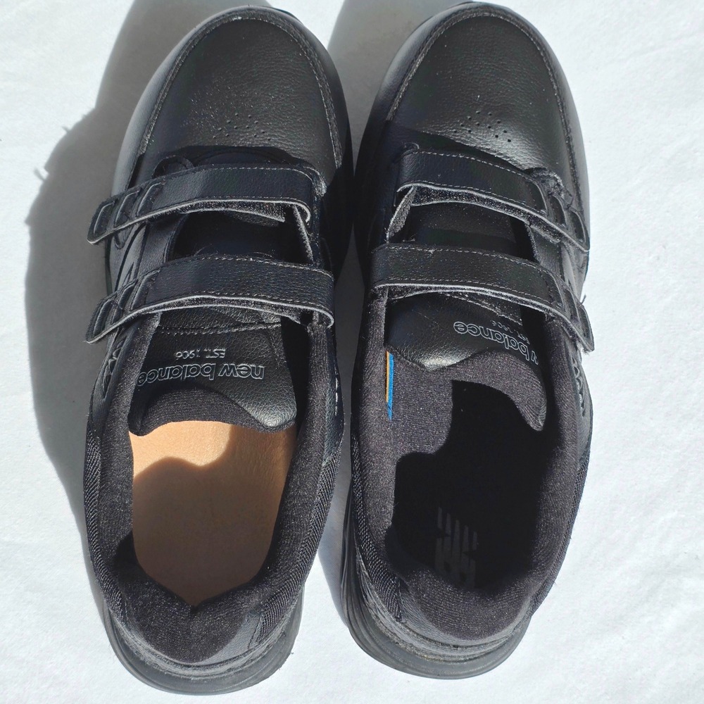 New Balance 928v3 Men's Size 11 4E Black Leather Walking Shoes Hook Loop - Picture 5 of 12